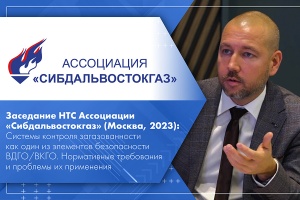 Заседание НТС Ассоциации Сибдальвостокгаз Москва, 2023 Системы контроля загазованности как один из элементов безопасности ВДГОВКГО. Нормативные требования и проблемы их применения